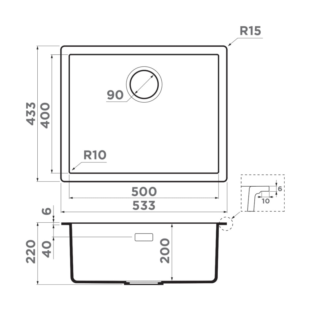 Мойка Omoikiri Yamakawa 55 Integra-DO