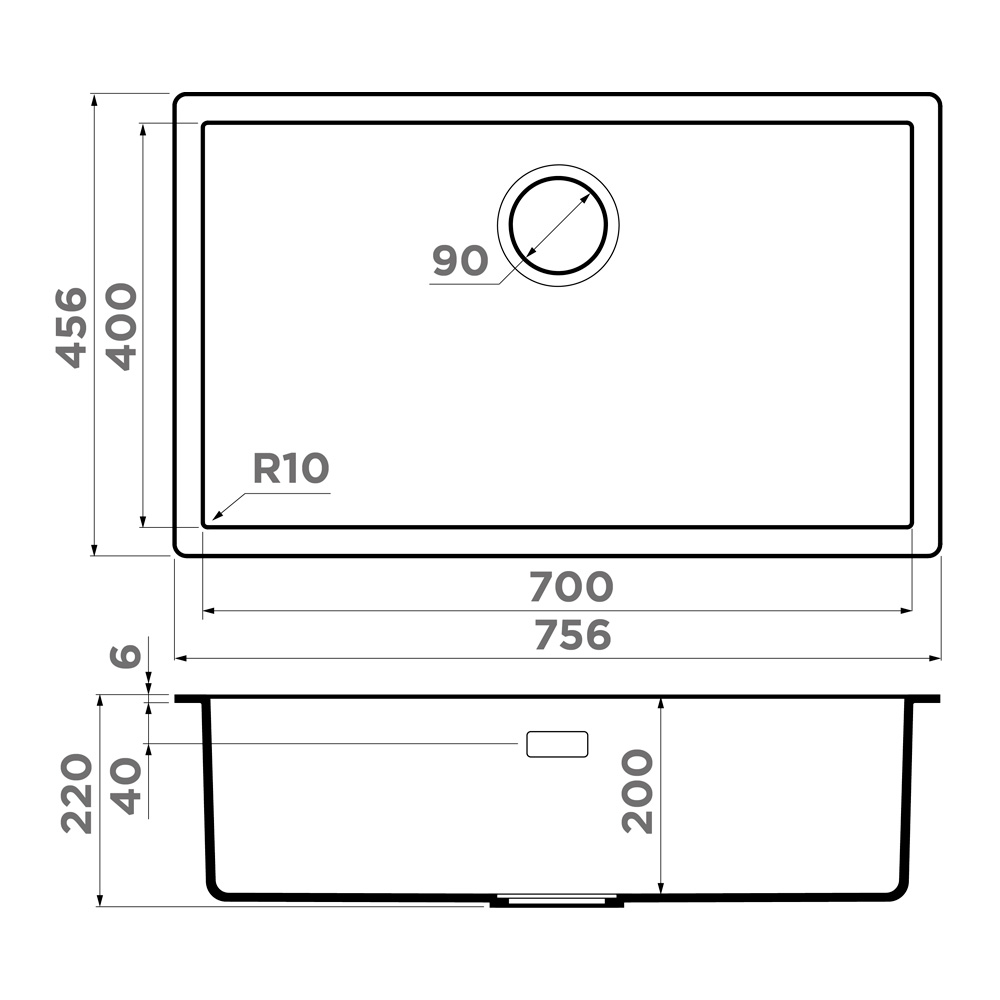 Мойка Omoikiri Yamakawa 75T-U/I-PL