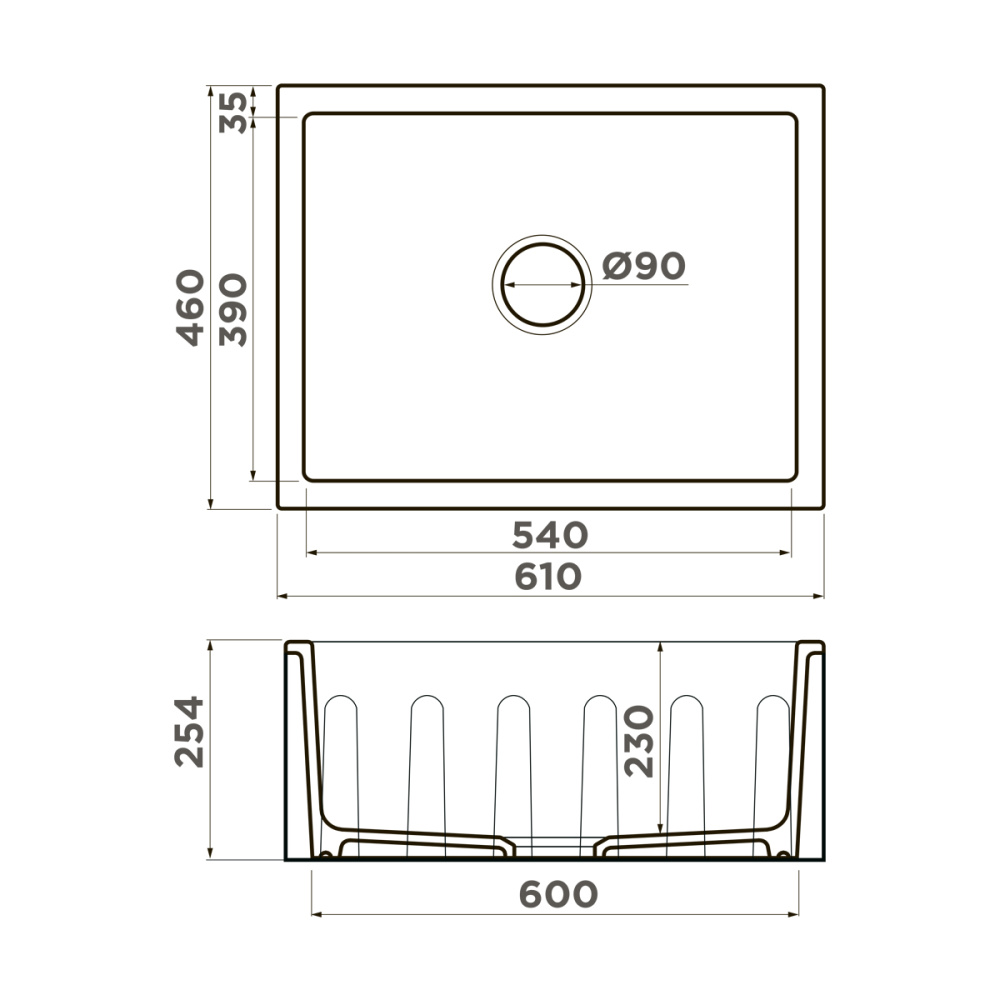 Мойка Omoikiri Mikura 61-BL