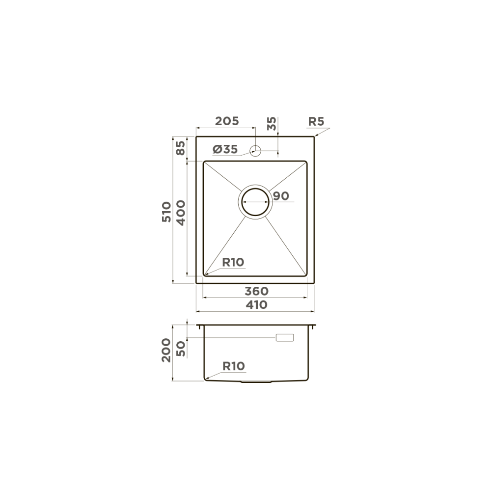 Мойка Omoikiri Akisame 41-GB