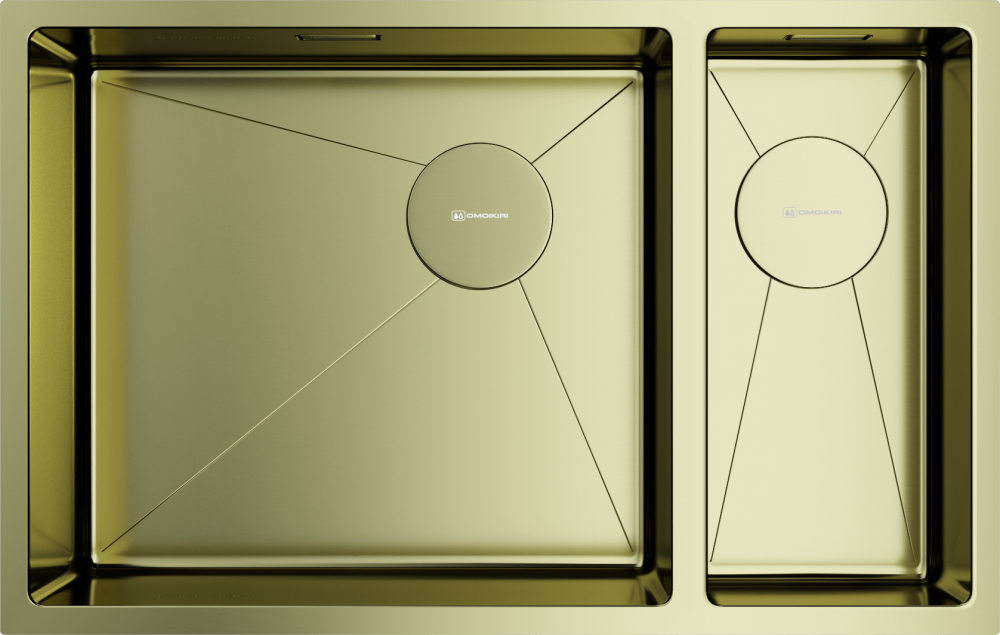 Мойка Omoikiri Taki 69-2-U/IF-L Side-LG