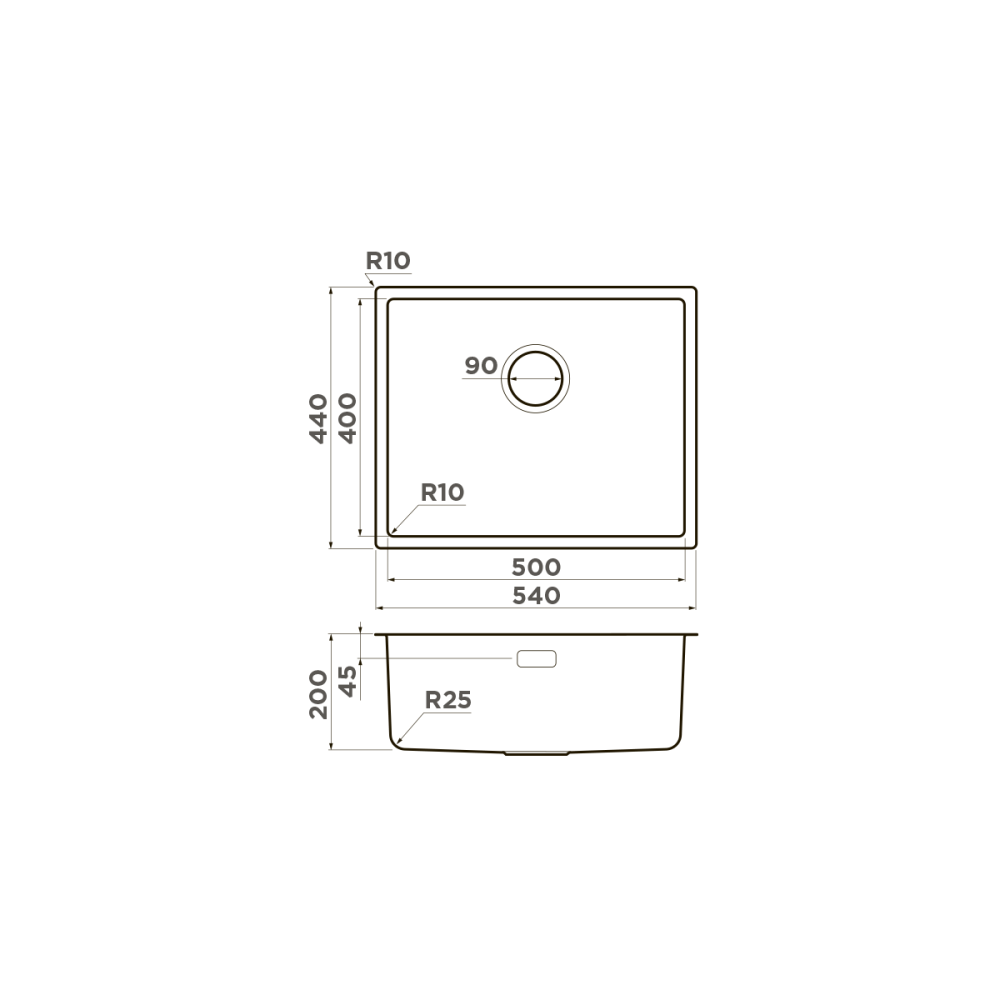 Мойка Omoikiri Tadzava 54-U/I Ultra-LG