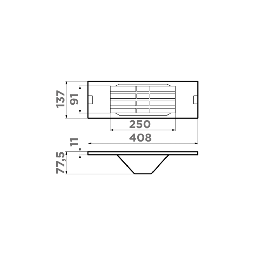 Подставка-сушка под тарелки FG-01 PRO-BL Matt